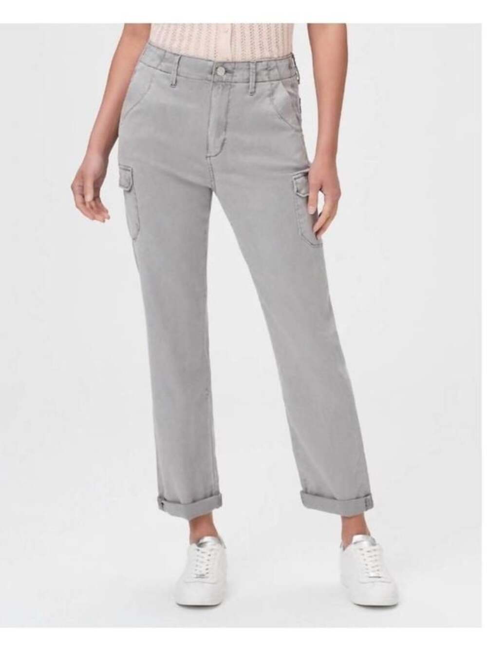 PAIGE drew cargo pant in vintage grey haze